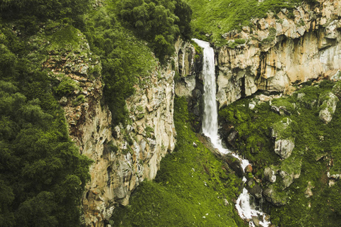 From Stepantsminda Kazbegi: TRUSO valley and ARSHA Waterfall