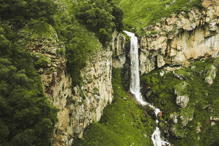 From Stepantsminda Kazbegi: TRUSO valley and ARSHA Waterfall