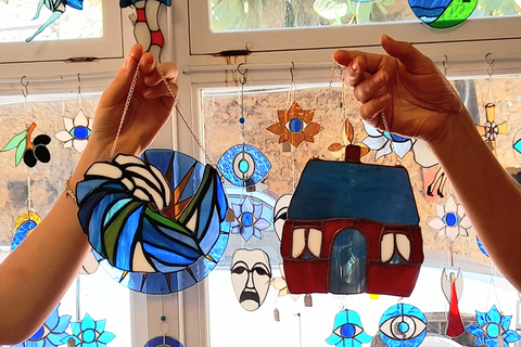 Rhodes: Stained glass workshop