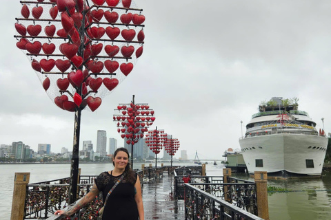 Da Nang Marmorberg, Dragon Bridge, strand Motorcykeltur