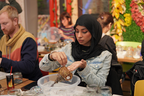 Antalya: Traditional Mosaic Lamp & Candle Holder Workshop Traditional Turkish Mosaic Desk Lamp