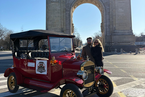 Bucharest: Private City Tour by Electric Retro Car Bucharest: Complete 2-Hour City Tour by Retro Electric Car