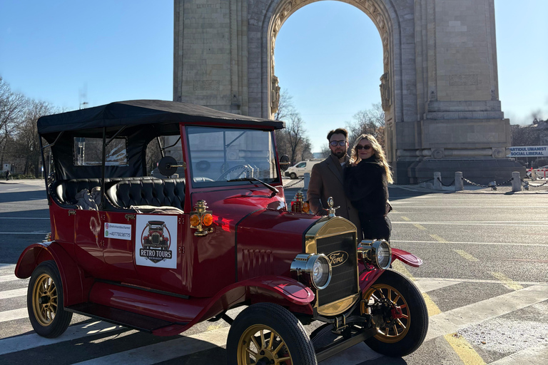 Bucharest: Private City Tour by Electric Retro Car Bucharest: Complete 2-Hour City Tour by Retro Electric Car