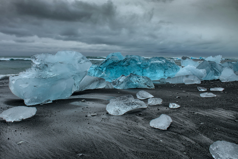 Från Reykjavik: Sydkusten &amp; Glaciärlagunen Privat tur