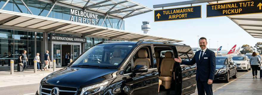 Melbourne: Privétransfer tussen vliegveld MEL en stadscentrum
