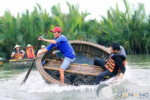 Jungle de cocotiers &amp; bateau-panier &amp; ville de Hoi An &amp; lâcher de lanternesVisite de groupe