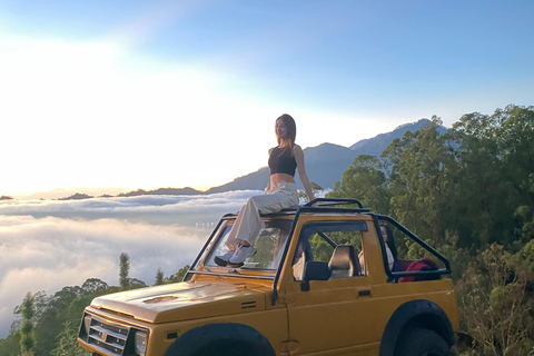 Bali: Mount Batur Sunrise Jeep, Pine Forest And hot springs Hot Spring Ticket (without transportation)