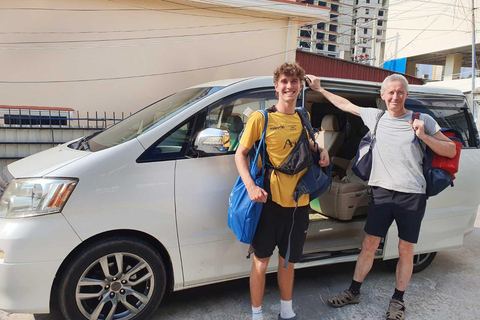 Trasferimento privato da Battambang a Koh Rong Pier SihanoukvilleSolo andata da Battambang al molo di Koh Rong