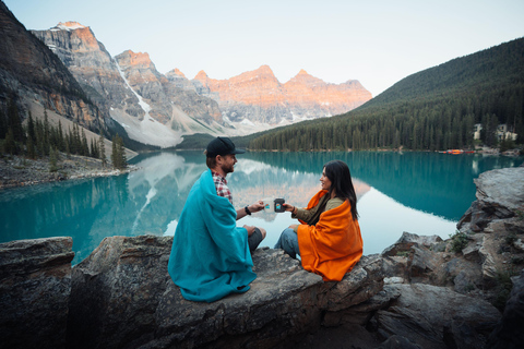 Moraine Lake Sunrise & Lake Louise Golden Hour Experience