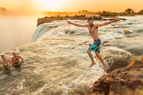 Devils Pool Swim at the Edge of the Victoria Falls