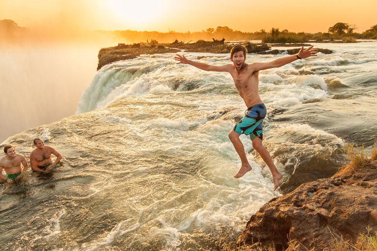 Devils Pool Swim at the Edge of the Victoria Falls