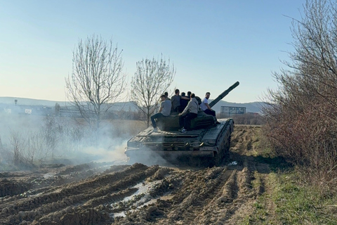 Budapest: T-72 Tank Driving & BTR Military Off-Road Ride