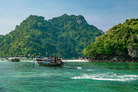 Krabi: passeio de barco de cauda longa pelas 4 ilhas e pelo mar separado de Krabi