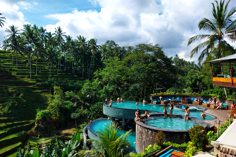 Bali: Private Ubud Waterfall, Village and Pool Club Day Trip