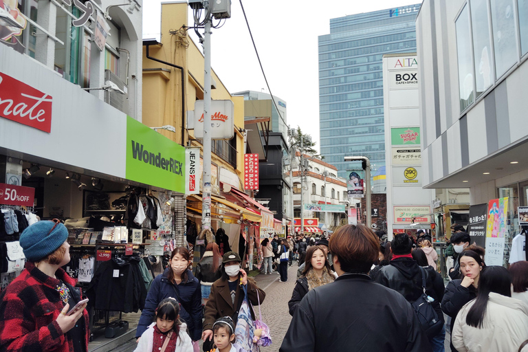Tokyo : Visite guidée de la rue Takeshita de Harajuku avec des sucreries