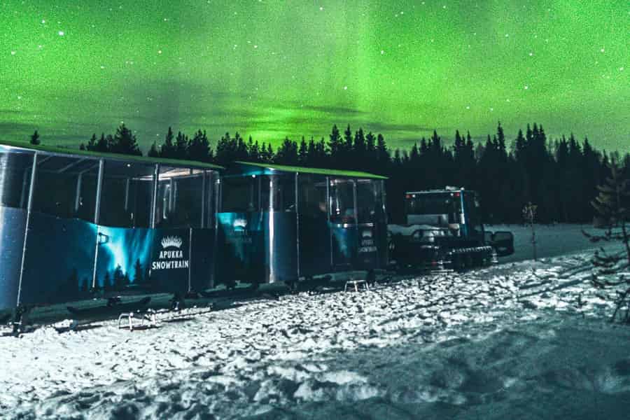 Rovaniemi: Snowtrain zum Nordlicht-Camp. Foto: GetYourGuide