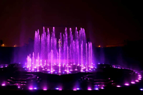 Delhi: Akshardham Temple Tour with Water & Light Show by Car Akshardham Water & Light Show with Old Delhi Tour