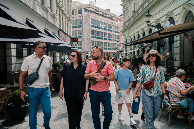 Transfer från Budapest till Wien med stadsvandring i BratislavaRundtur med lunch i ESP/FRE/ITA/RU