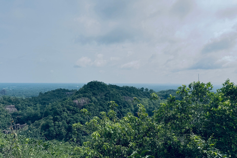 From Colombo: Cave Temples, Jungle Trek & Waterfall Swim