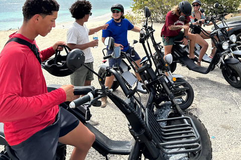 Aruba: Electric Scooter Tour with Beach Stops
