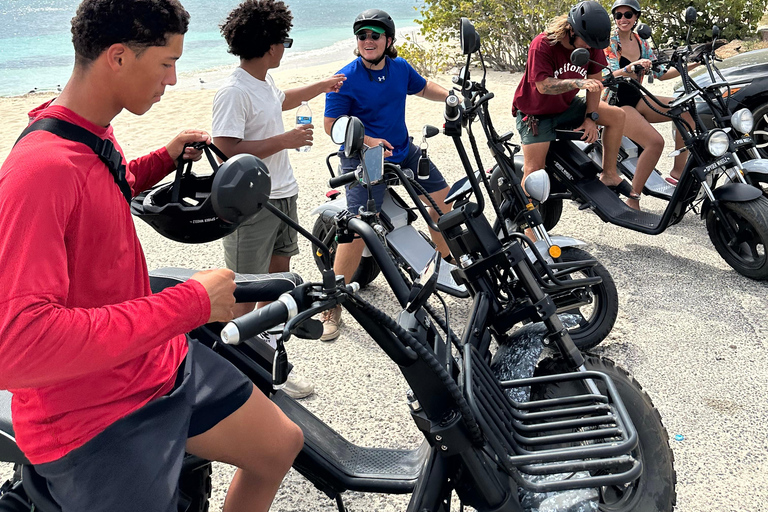 Aruba: Electric Scooter Tour with Beach Stops