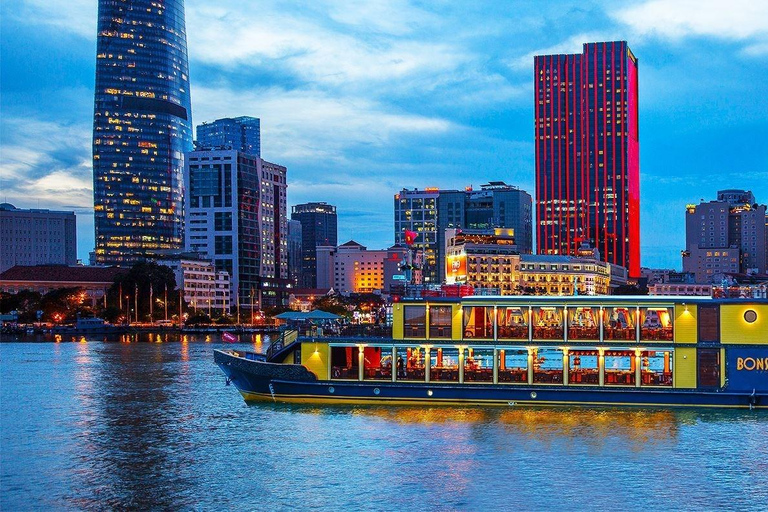 Découvrez Saigon de nuit en croisière