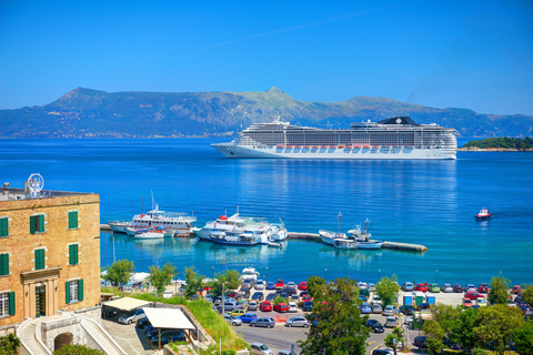 Port de croisière de Corfou : visite privée personnalisée en limousine