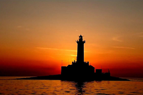 Medulin: 3h Ultra ALL-INCLUSIVE Sunset Dolphin Boat trip 3hours Dolphin Sunset watching with drinks+dinner sandraboat