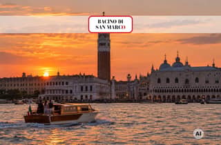 Venedig: Bootsfahrt in der Lagune bei Sonnenuntergang mit Aperitif & Musik