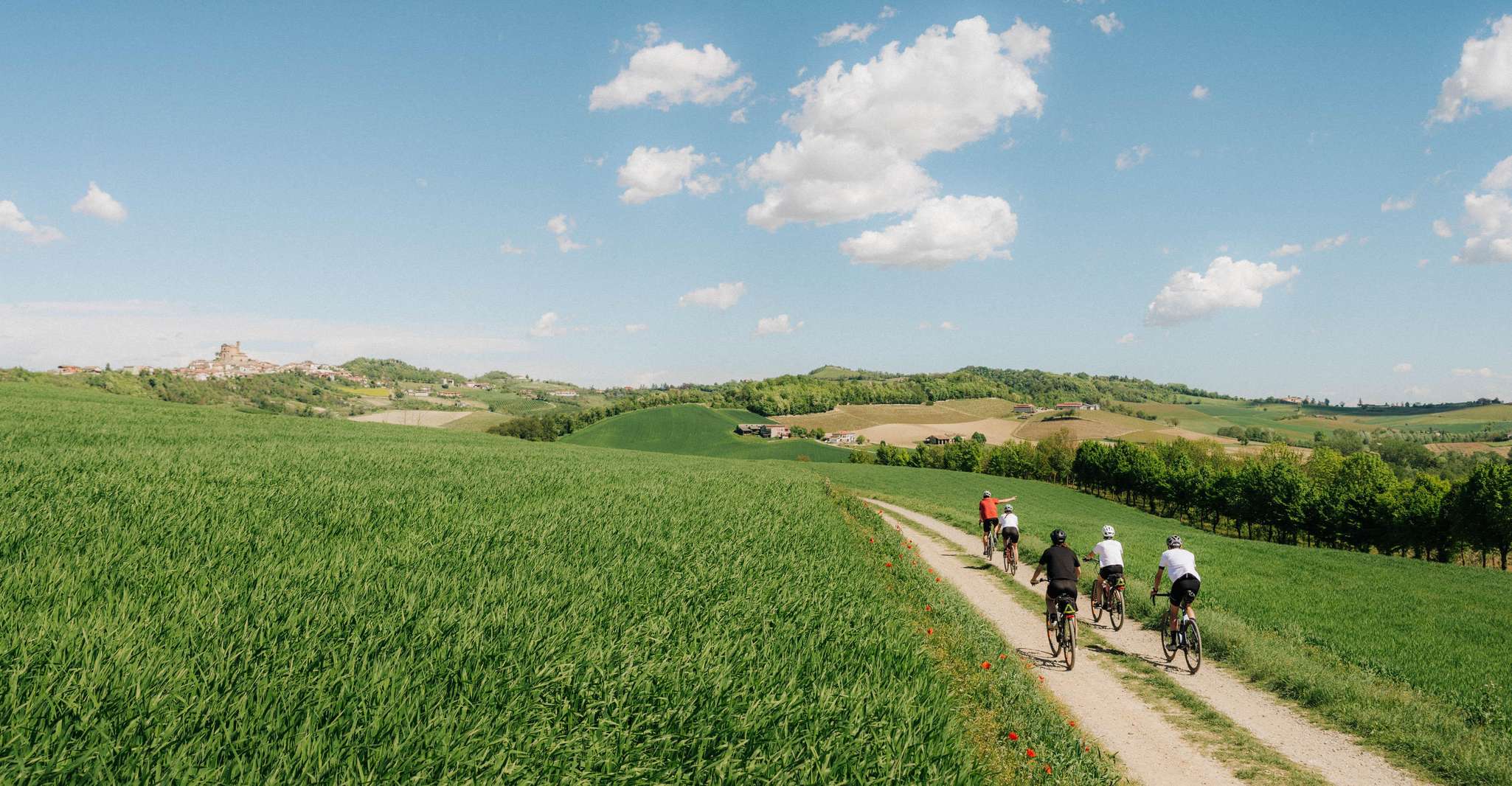 Tour panoramico in bicicletta del Monferrato e visita alle cantine segrete degli Infernot
