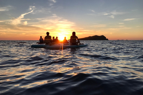 Coucher de soleil Paddle surf, grottes, plongée en apnée et Cava