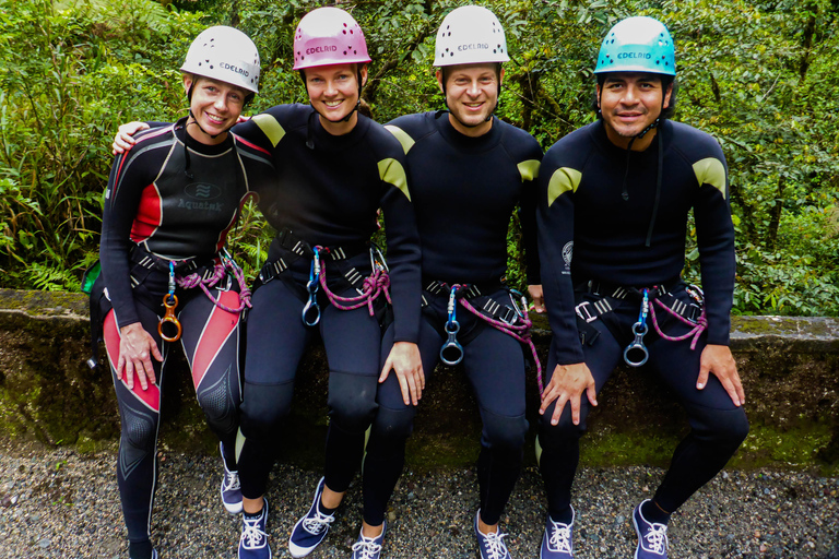 Baños de Agua Santa: Canyoning extremo em Cashaurco