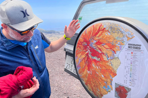 Catania: Etna Tour with licensed Tour Guide pickup & drop-of