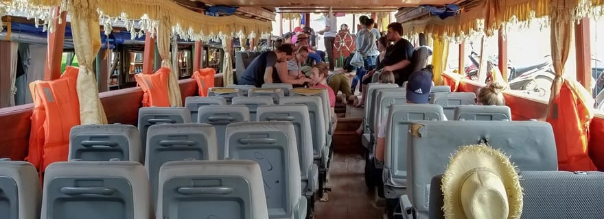 Depuis Huay Xai : Luang Prabang en bateau lent 2 jours