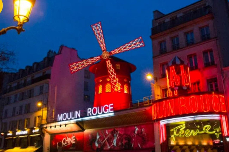 Paris : Spectacle du Moulin Rouge avec Champagne et visite de la ville