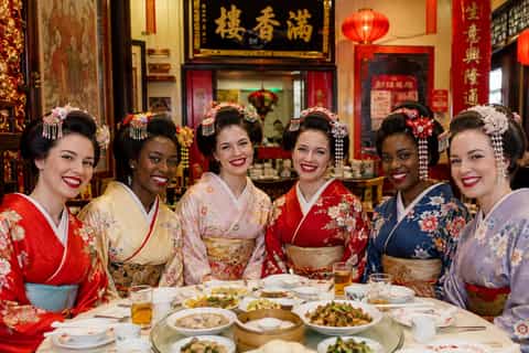 Yokohama: Guided City Tour with Kimono Rental and Hairstyle - Image 3