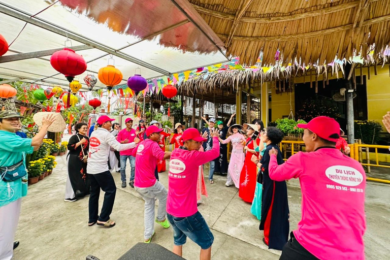 Hoi An: Przejażdżka łodzią bambusową po lesie kokosowym Bay Mau