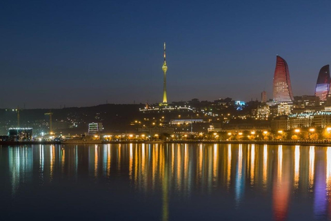 Baku Nachtleben Lichter