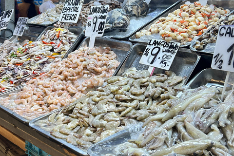 Lima: Food tour with a visit to a local market and tastings.