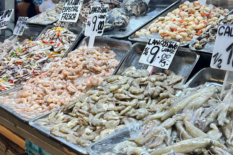 Lima: Food tour with a visit to a local market and tastings.