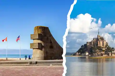 Paris - en dagstur Mont Saint-Michel och Omaha Beach Dagsutflykt