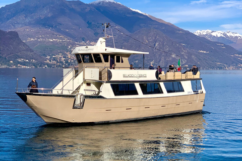 Varenna: Lake Como Shared Boat Tour Departure at 11:50 AM