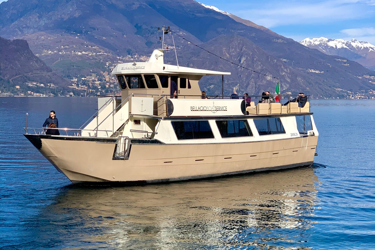 Varenna: Lake Como Shared Boat Tour Departure at 11:50 AM