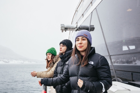 Tromsø: boottocht in fjord met hybride-elektrische catamaranTromsø: boottocht in fjord met elektrische catamaran