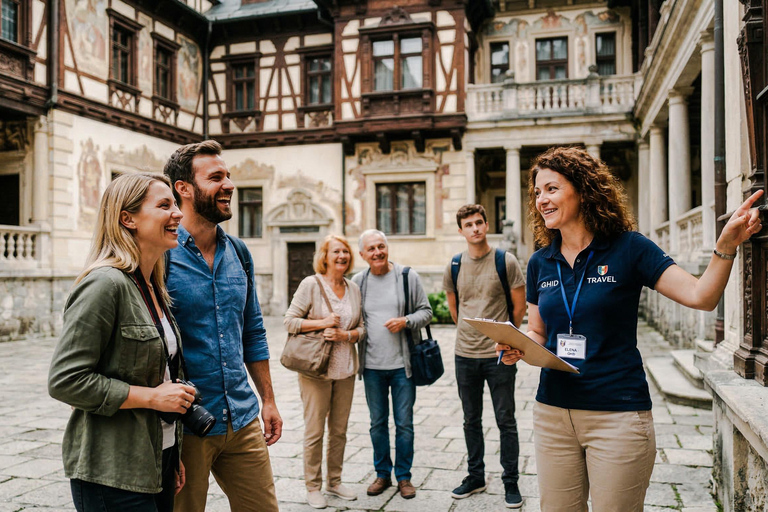 MINIVAN Bucharest : Peles Castle, Dracula's Castle & Brasov Audio Guide 24 Languages