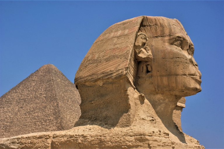 Pyramiden, Museum, Khan Khalili Basar & Nil-Dinner-KreuzfahrtPrivate Tour - Abholung vom Flughafen Kairo