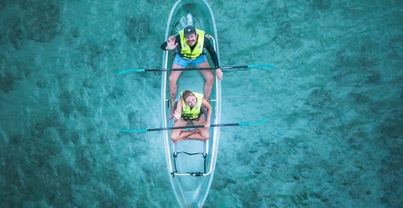 Railay: Illuminated Clear Kayak Night Tour Bioluminescence