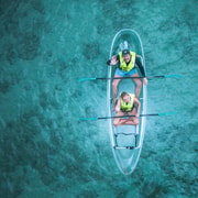 Railay: Illuminated Clear Kayak Night Tour with Bioluminescence