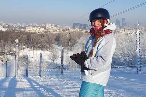 Warsaw: ski lesson near city center on an artificial slope