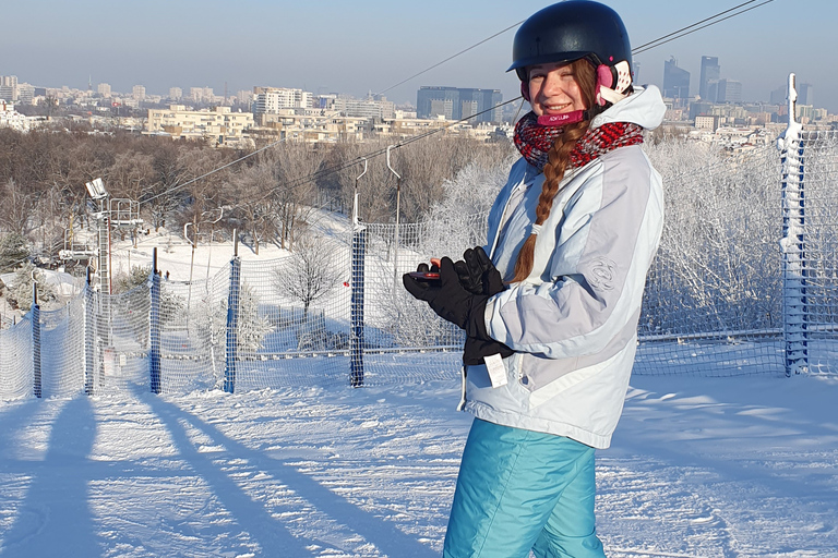 Warsaw: ski lesson near city center on an artificial slope